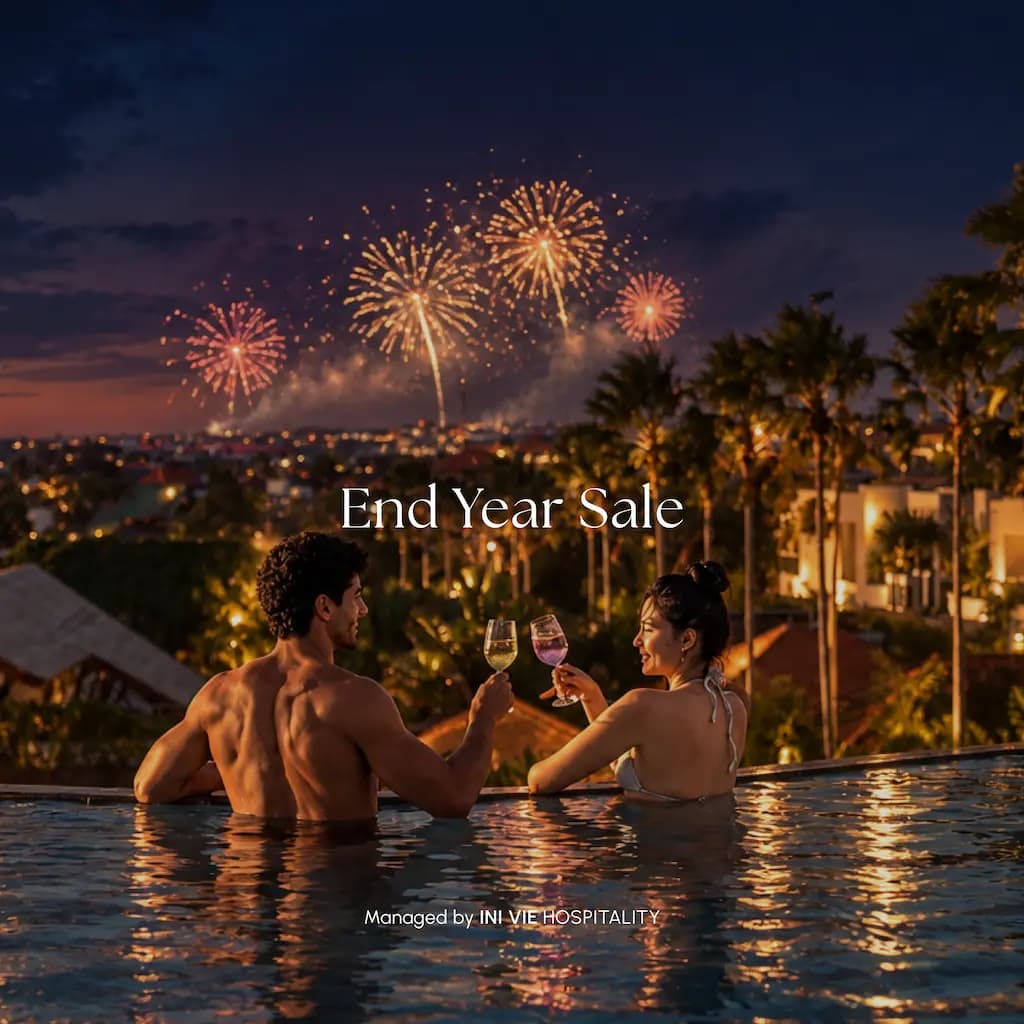 End Year Sale: celebrate with fireworks over Bali