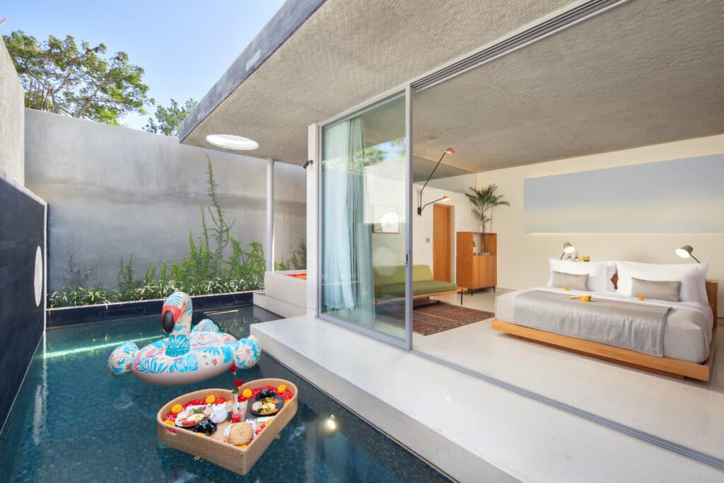 resort in canggu with private pool
