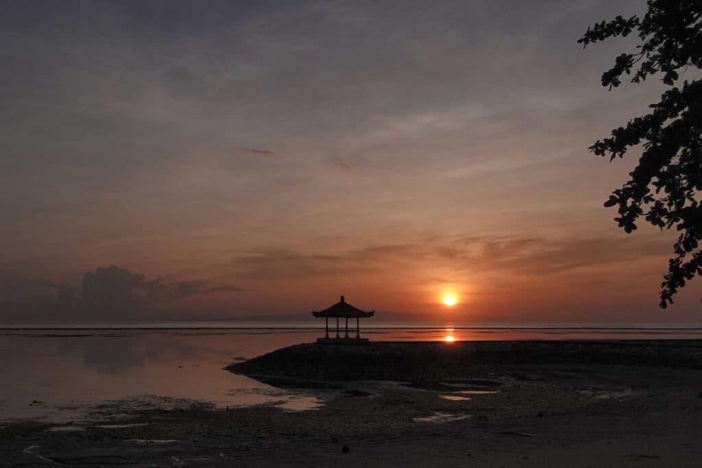 Catching Sunrise at Sanur Beach