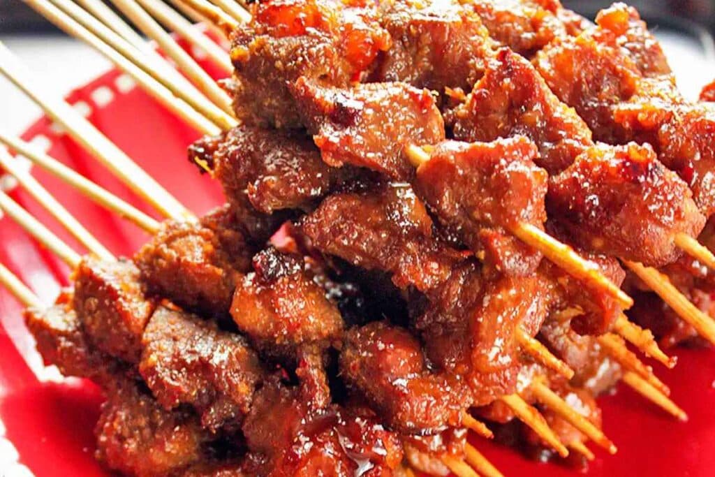 Sate Babi (Balinese pork satay)