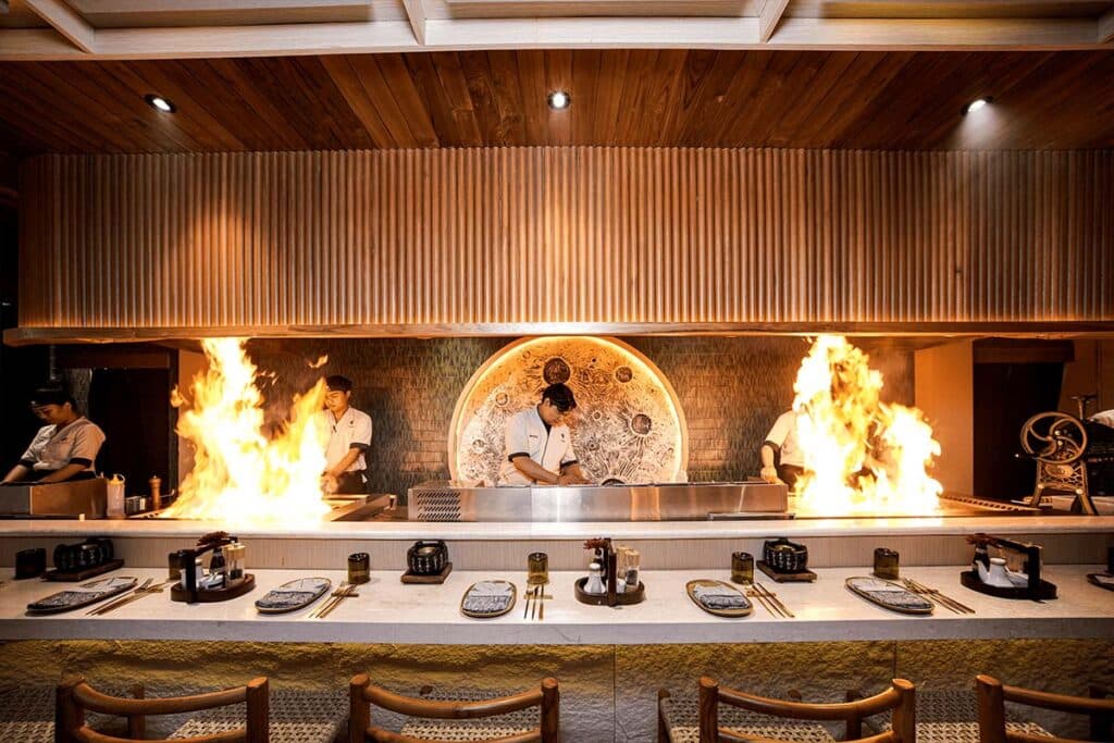 Dinner at Popular Restaurant