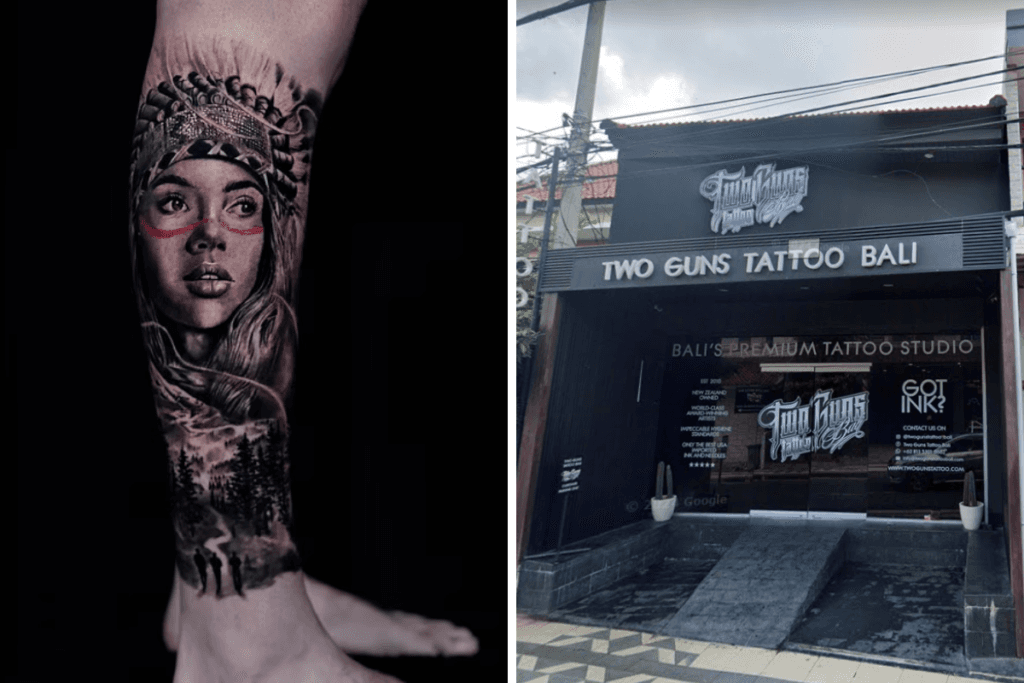 Two Guns Tattoo Bali