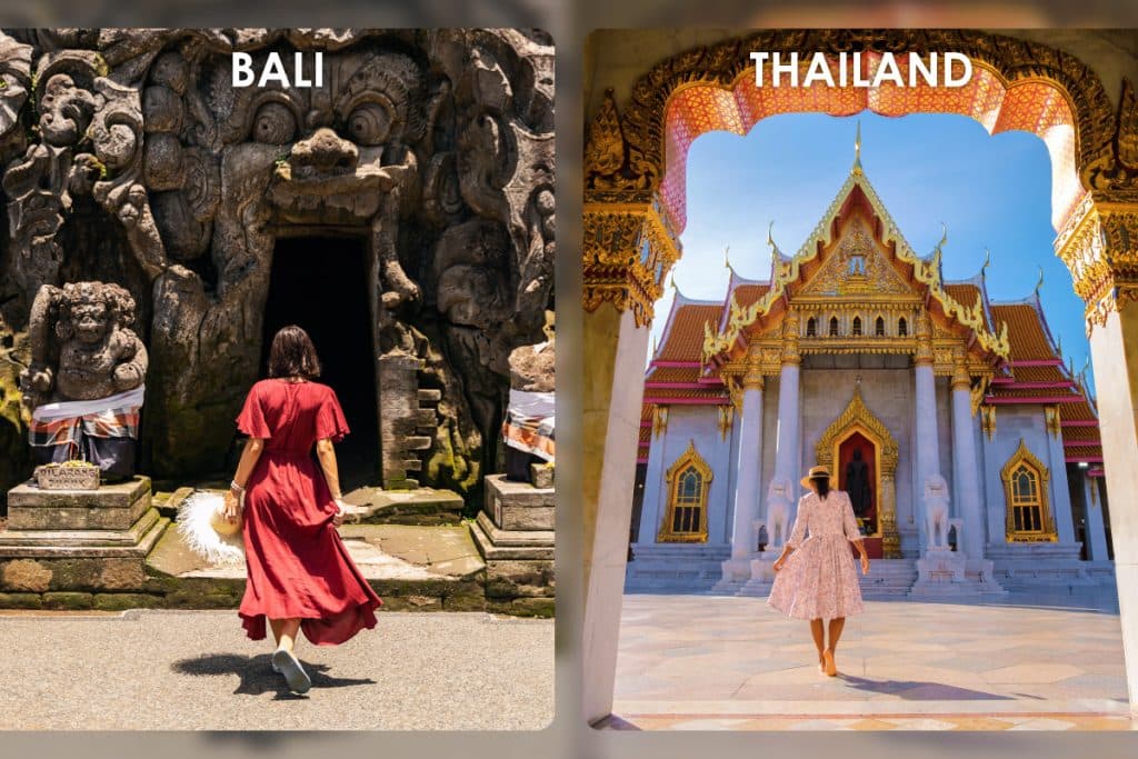 Bali and Thailand