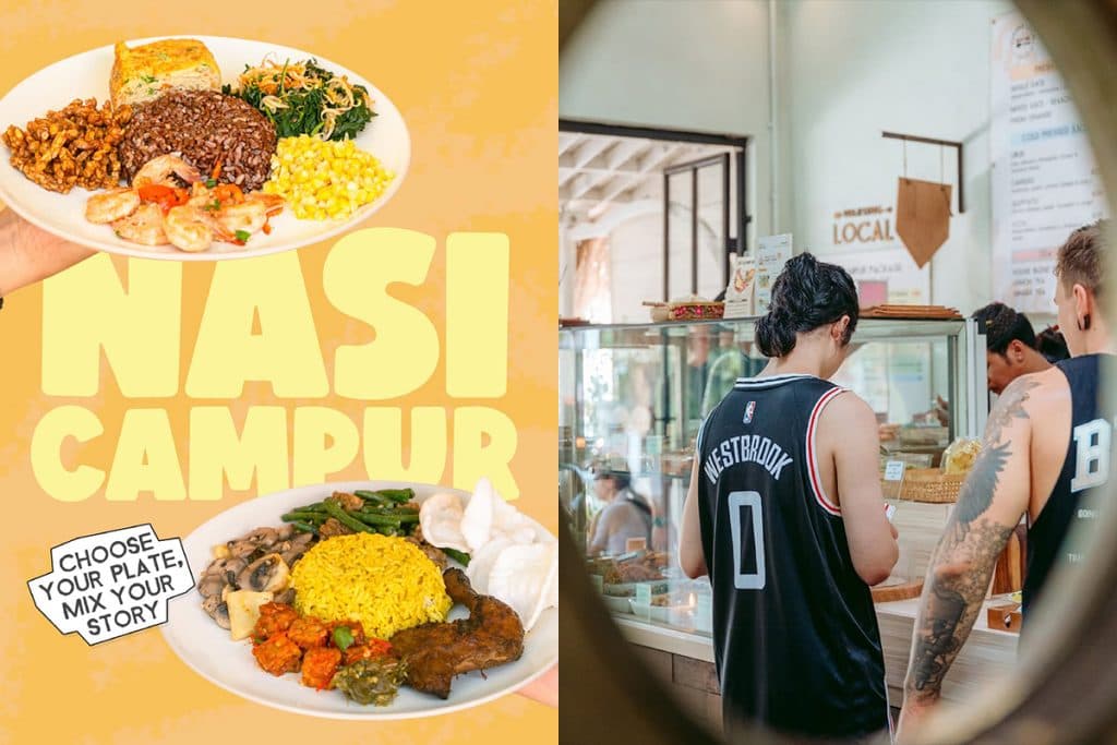 Indonesian Food in Canggu: Nasi Campur