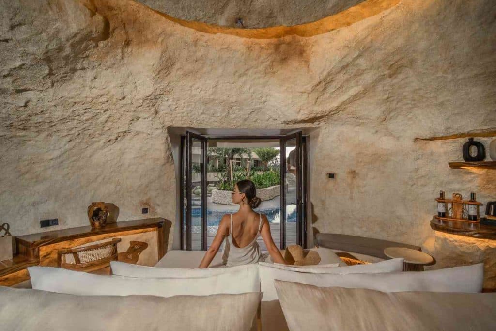 cave room at la mewali resort