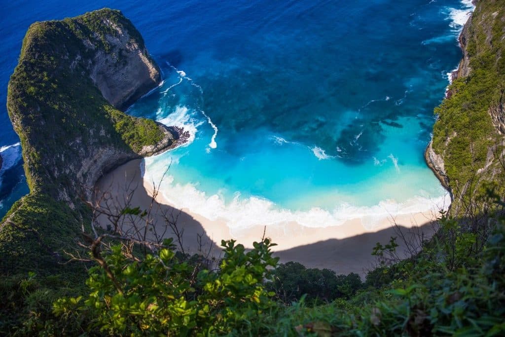 kelingking beach at nusa penida island