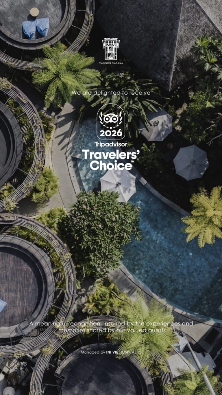 Canggu Cabana Tripadvisor Travelers' Choice Award 2026