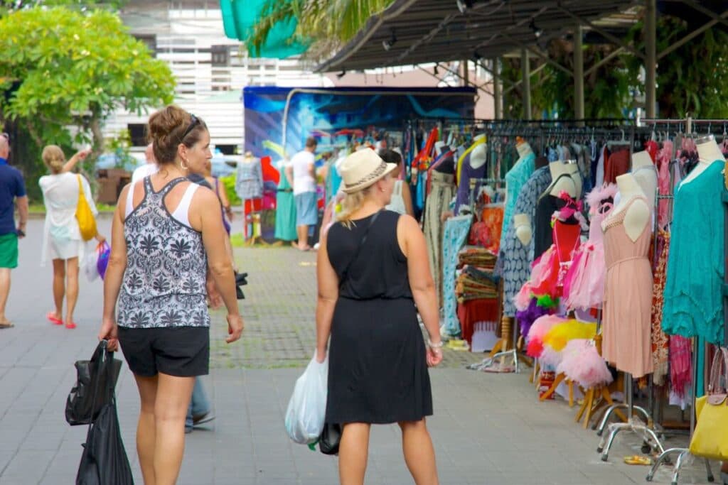 shopping in seminyak
