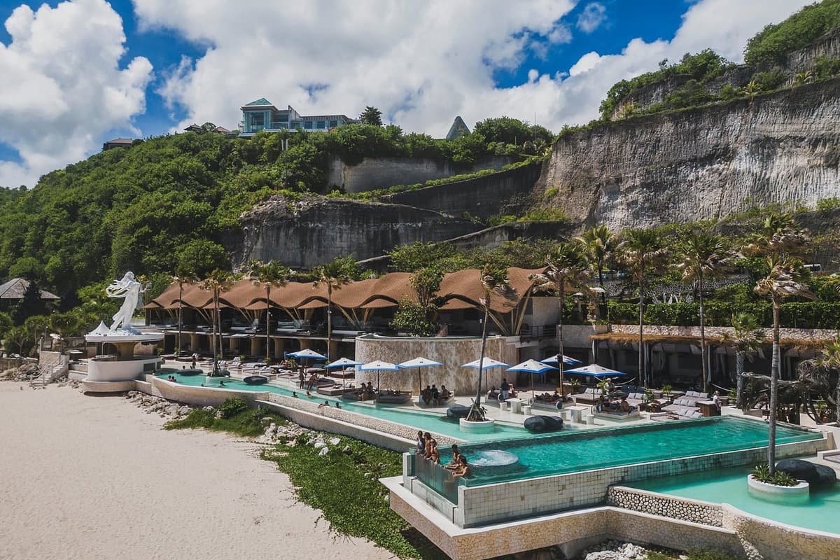 free entry beach club in bali