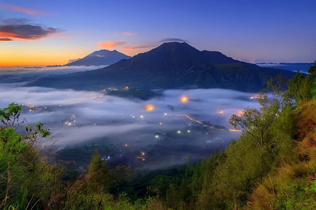 Pinggan Sunrise View Pohon Cinta