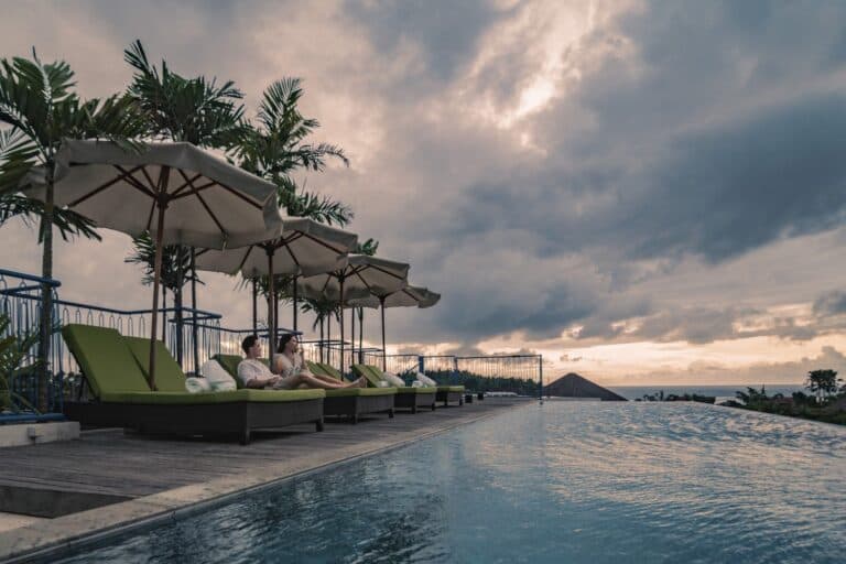 pererenan beach view from atap resort