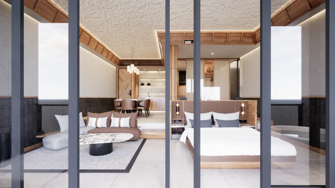 Suite Rice Field View