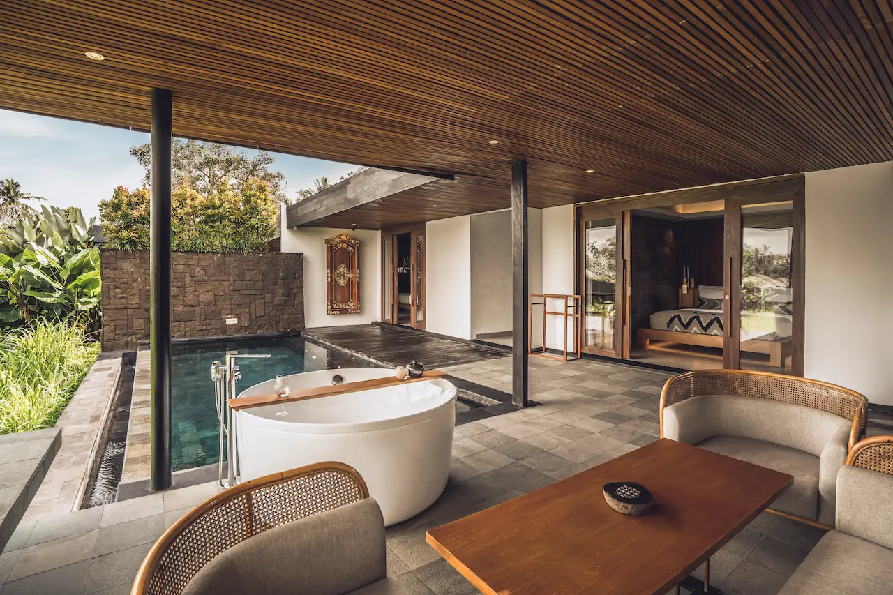Grand Two Bedroom Private Pool Villa with Ricefield View