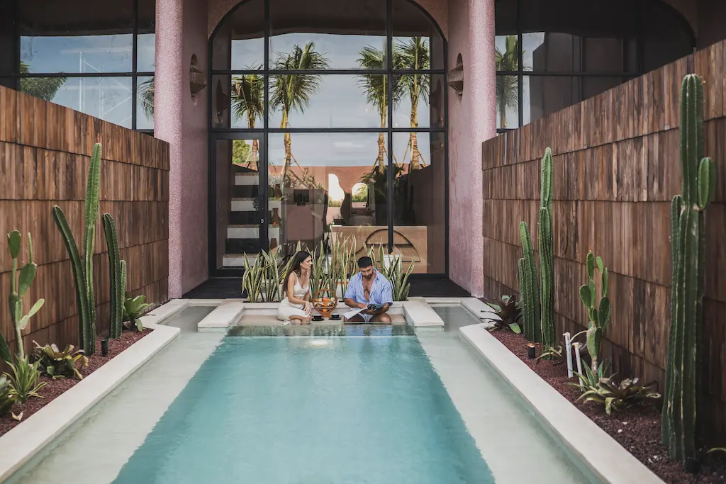 A couple enjoying a relaxing stay at Seascape Sanur